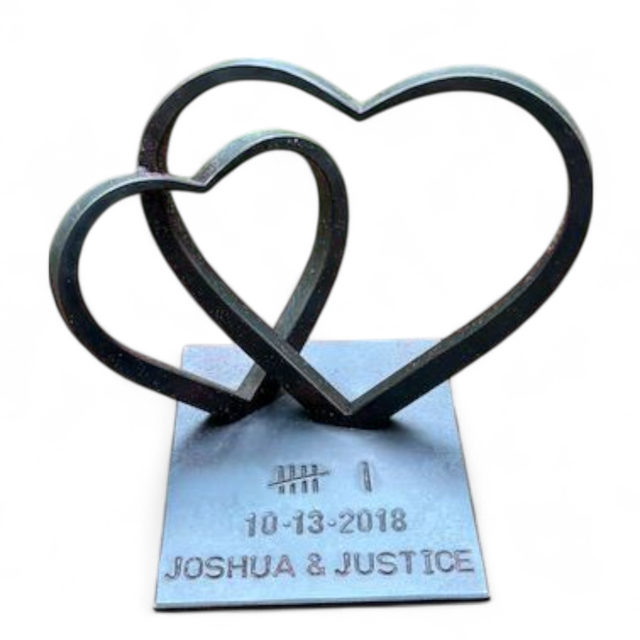 Wrought Iron Heart Anniversary gift