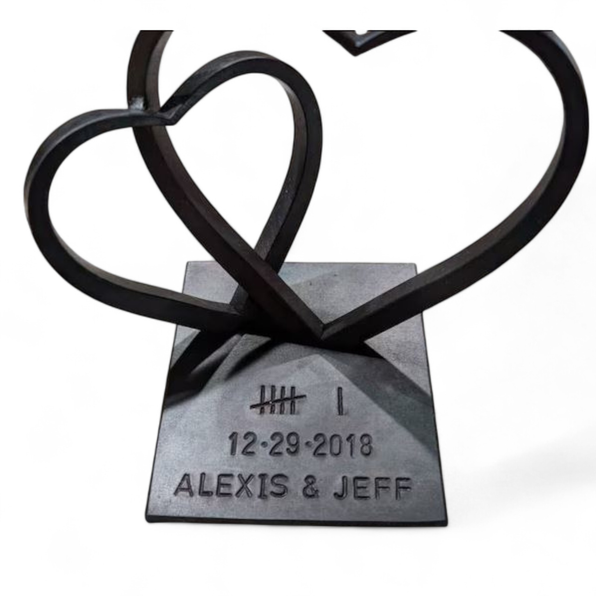 Wrought Iron Heart Anniversary gift
