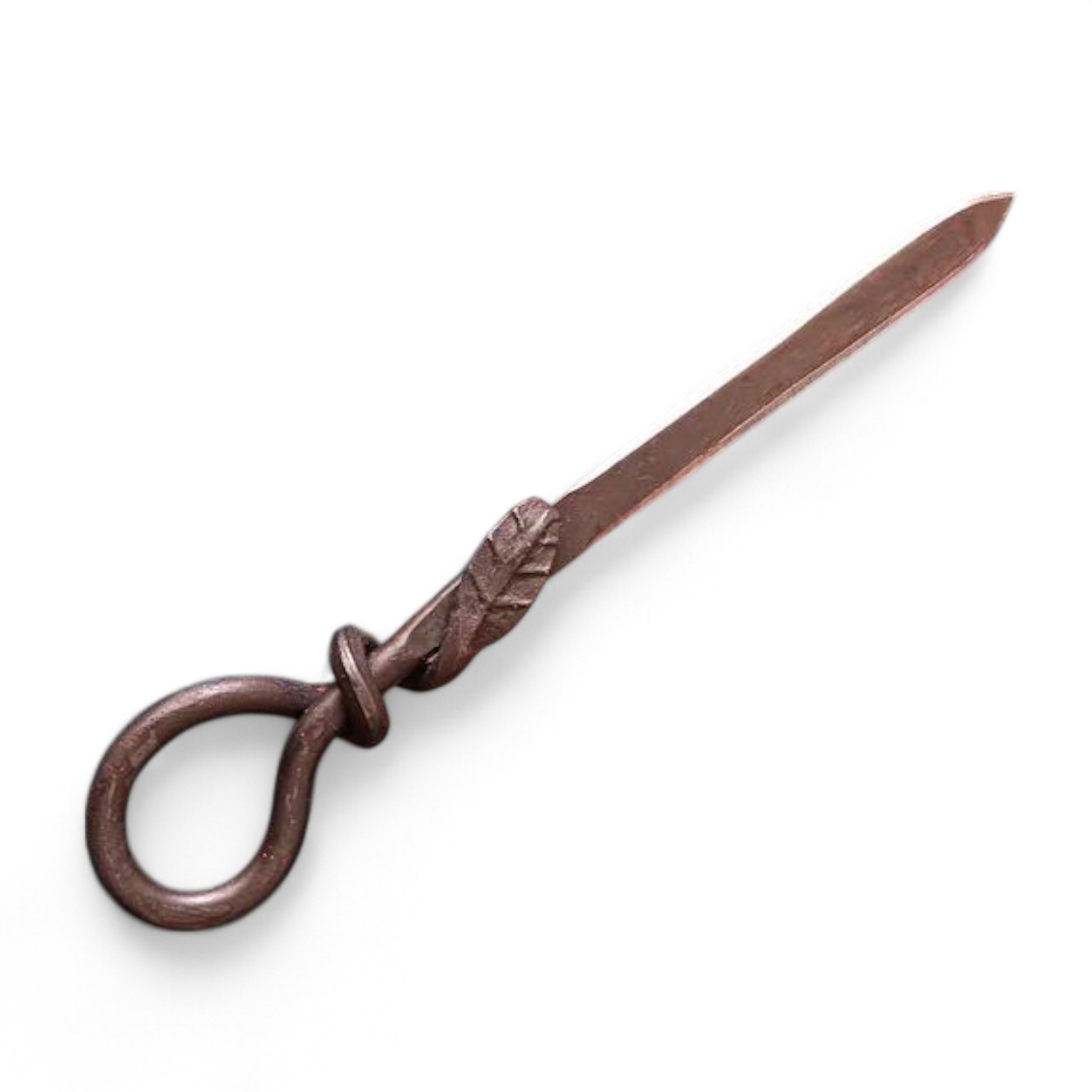 Handcrafted Iron Leaf design letter Opener