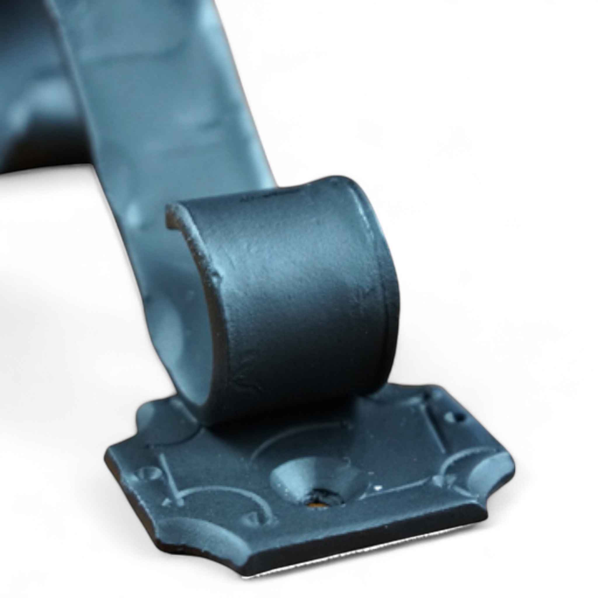 Rustic Hammered Scrolling Door handle